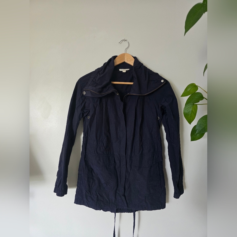 Eileen Fisher Blue PP Womens Petite XS lightweight Jacket